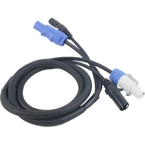 Cble Powercon DMX Combinaison de prise Powercon et de cble DMX XL (1/5)