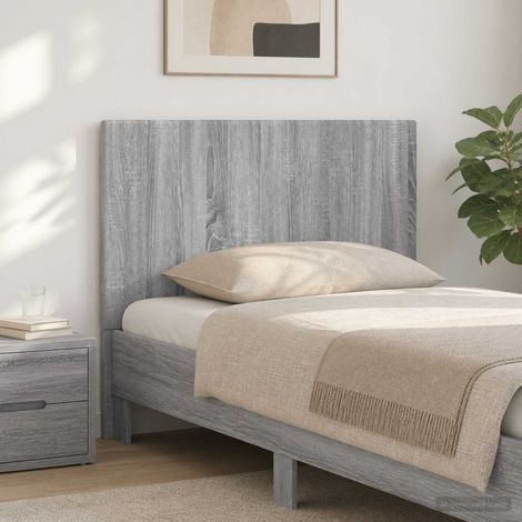 vidaXL Wall-Mounted Headboard BREDA Grey Sonoma Engineered Wood (1/5)