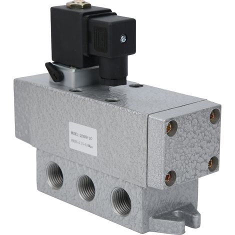 Électrovanne G3/8 po 2 positions 4 voies à commande unique Q24DH-10DC24V (1/4)