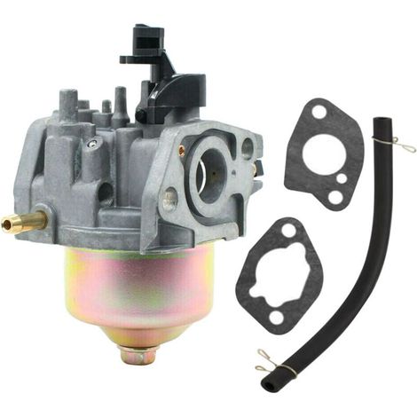 Carburateur Moteur Tondeuse Gazon avec Bougie Allumage et Tuyau Carburant Pièces Rechange