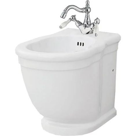Bidet Hermitage filomuro cm. 55x36 bianco lucido di Art Ceram (1/5)