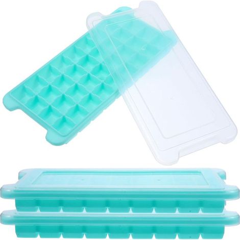 à Glaçons en Silicone 3 Pièces Couvercle, Vert Clair (1/5)