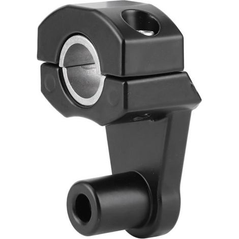 2 PCS 22mm / 28mm Support pince de rehausseur de guidon de moto universel pivotant en aluminium CNC