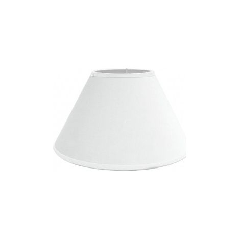 FAB 157322501 Abat-jour clair E27 blanc 25dx11dx16h fermé conique