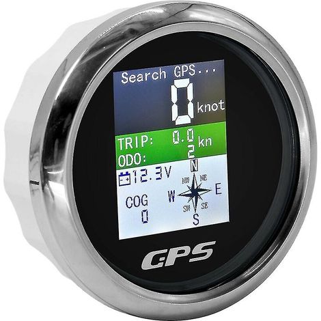 Compteur de vitesse GPS intelligent 85 mm étanche avec écran TFT, tachymètre et odomètre numériques avec antenne GPS pour CA (1/5)