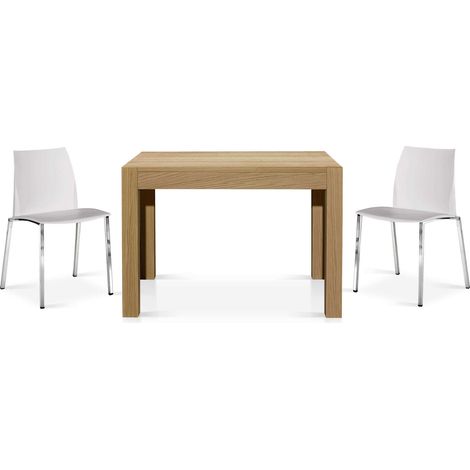 RAYMOND - tavolo da pranzo moderno allungabile in rovere naturale