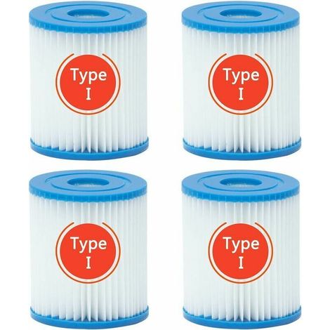 Poolfilterkartusche Typ I für Bestway Poolpumpe, Kartuschenfilter Typ I, 58093 Filter für aufblasbare Pools – Einfache Installation – zur Rohrreinigung – Crezuo