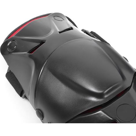 GT-313 (paarweise erhältlich) Schutzausrüstung für Motocross und Outdoor-Sportarten, wind- und stoßfest, Beinlinge für sportliche Aktivitäten, schwarz und rot (1/4)