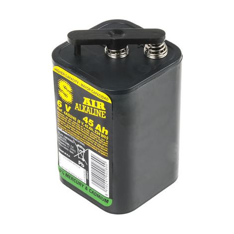 Pile ecoli 4R25 6V Air/Alcaline (4AS2/45 CEGASA) coque plastique très longue durée (1/3)