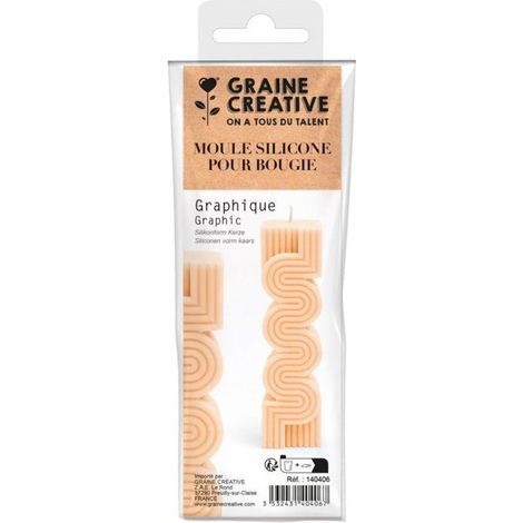 MOULE BOUGIE SILICONE -GRAPHIQUE