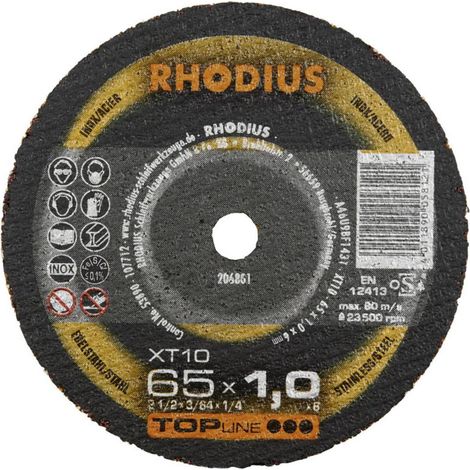 Disco da taglio Rhodius xt10 mini 75 mm 20100 rpm (1/2)