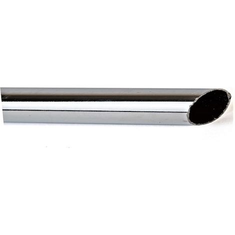 Tube de penderie rond acier chromé le mètre diamètre 20 mm - INOX IMPORT SYSTEM