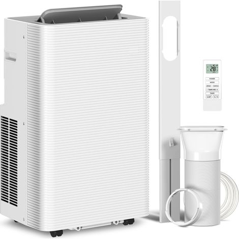 Climatiseur mobile 12000 BTU. climatiseur portable 4 en 1. refroidissement. déshumidificateur. ventilateur. mode nuit (1/5)