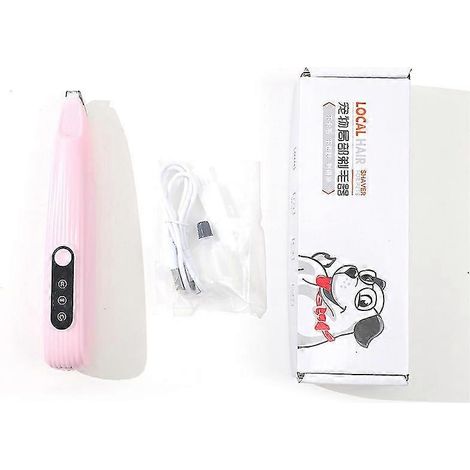 Tondeuse de précision pour chiens Pet Micro, silencieuse (35 dB), étanche et rechargeable, rose (non étanche). (1/5)