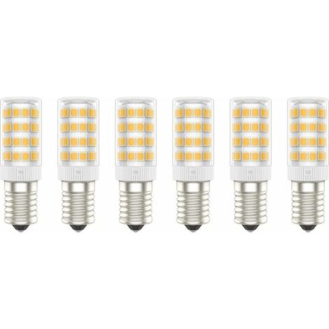 Ampoules LED E14, Blanc Chaud (3000K), Sans Scintillement, Non Dimmable, 300 Lumens, IRC80, Pack de 6 - (Blanc Chaud, 5W) [Classe énergétique A+] (1/4)