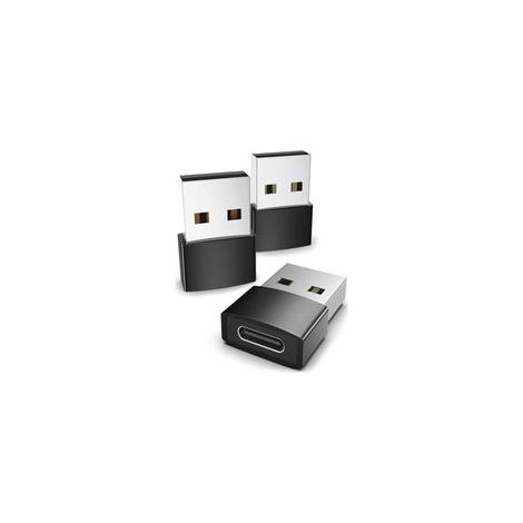 Convertisseur universel -Adaptateur USB A vers USB C (noir)- Convertisseur multifonction