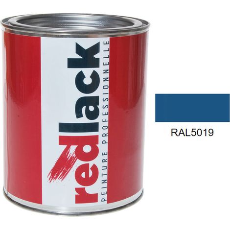 Barattolo da 1L di vernice – RAL 5019 – Blu Capri – lucido – multisupporto – Redlack