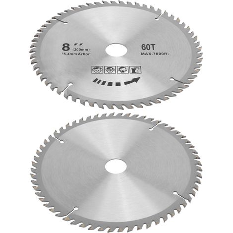 8 x 60T 200mm Kreissägeblatt Trennscheibe Holzbearbeitung Hartmetall-Sägeblatt (1/5)