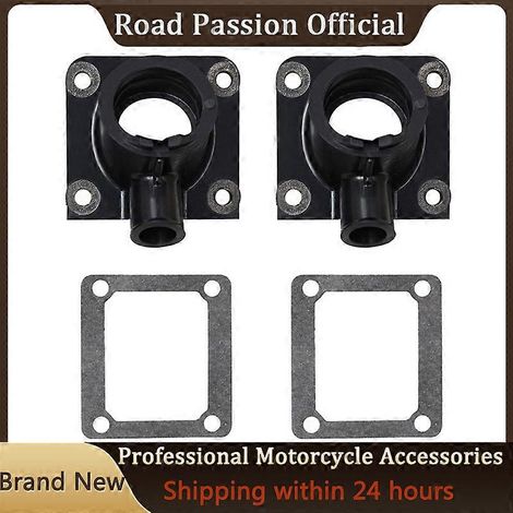Pieza de motocicleta compatible Interfaz de carburador Colector de admisión Salida para Yamaha RD350LC YPVS 31K 1WW RZ350L RZ350N YFZ350 Banshee 350（） (1/5)