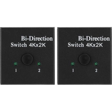 Commutateur HDMI Bidirectionnel 2 en 1, Convertisseur/Splitter 2x1 et 1x2, Compatible HDCP (1/5)