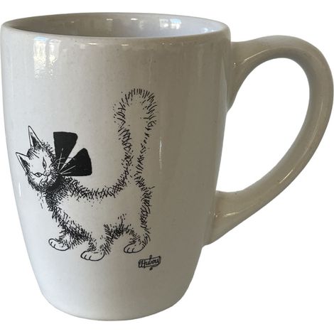 Tasse arrondie Chat Ruban - Chat de Dubout (1/2)