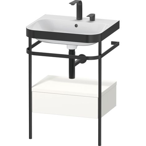 Duravit Happy D.2 Plus c-bonded Set avec console métallique et