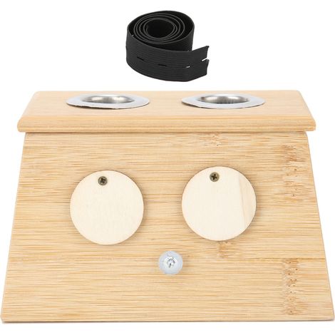 Lot de 2 boîtes en bambou pour moxibustion, porte-bâton à rouleau de moxa, outil de thérapie thermique. (1/5)