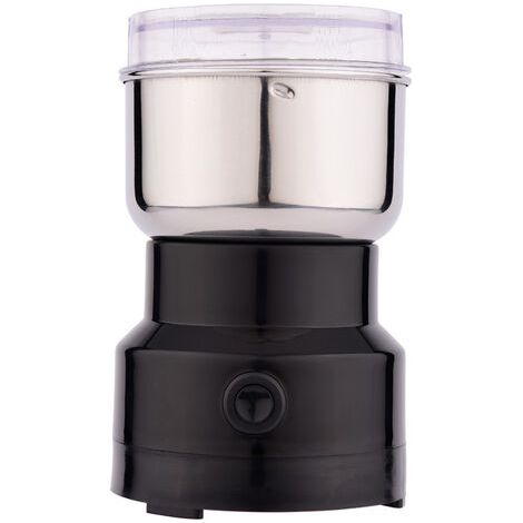 Broyeur à grains multifonction 200 W, broyeur électrique portable pour café et épices, acier inoxydable, idéal pour les ingrédients secs (1/4)