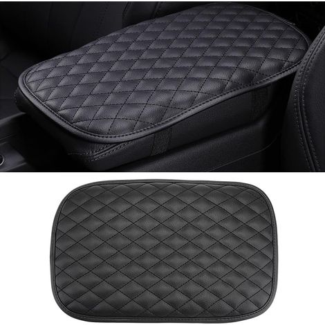 1 housse de console centrale, 29 x 20 cm, cuir PU imperméable, protection accoudoir, compatible SUV et voitures (1/5)