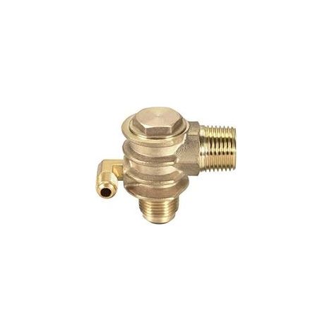 Clapet Anti-retour de Compresseur d᾿AirFiletage Mâle Accessoire Pneumatique à 3 Voies en Laiton (1/4)