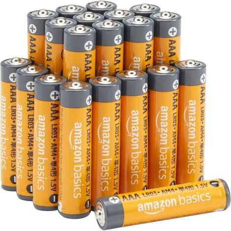 Lot de 20 piles alcalines AAA haute performance, 1,5 V, durée de conservation de 10 ans (1/5)
