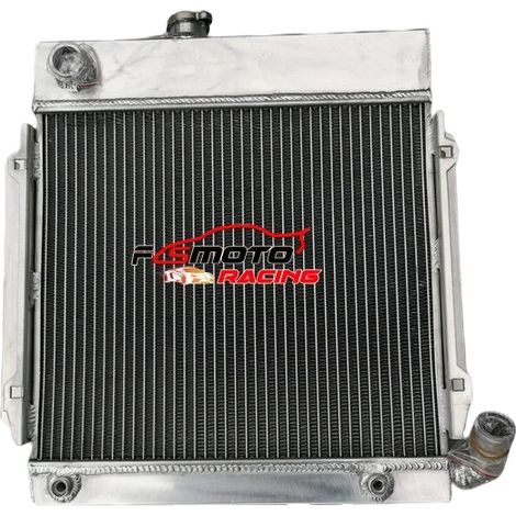 Radiador de aluminio, construcción duradera, eficiencia de refrigeración mejorada, ajuste perfecto para BMW E10. (1/5)