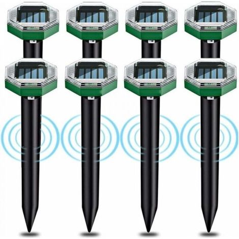 Solarbetriebener Ultraschall-Maulwurfvertreiber, wasserdicht nach IP65, geeignet für Gärten, Terrassen und Rasenflächen zur Maulwurfabwehr (1/5)