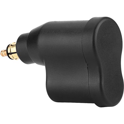 Hella Dual-USB-Ladegerät 12–24 V 3,3 A für BMW Motorräder mit DIN-Zigarettenanzünderstecker