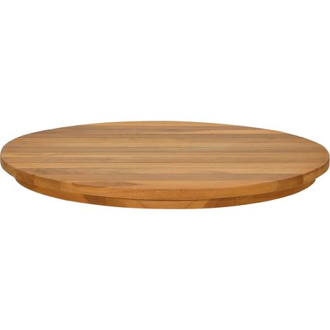 Maison Exclusive - Piano del tavolo Ø 50 x 3,5 Rotondo Legno di teak solido (1/5)