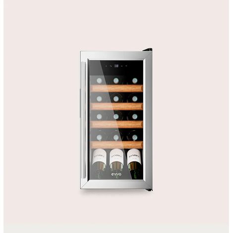 Weinschrank evvo vt15 inox 15 Flaschen leiser Kühler (1/3)