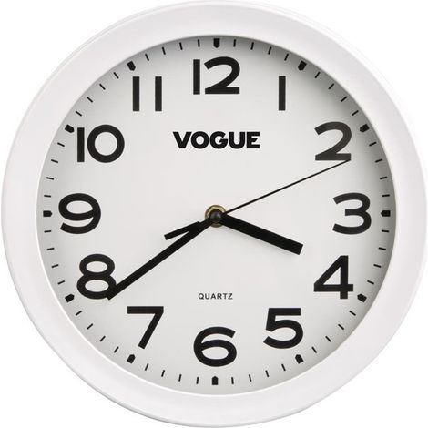 Horloge de Cuisine Blanche 240 mm - Vogue