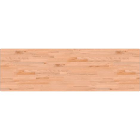 Dessus de plan de travail 180x55x2,5 bois massif de hêtre (1/5)