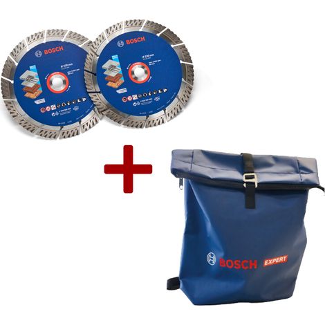 Kit 2 dischi de diamante EXPERT Multimaterial de 230 mm (1/2)