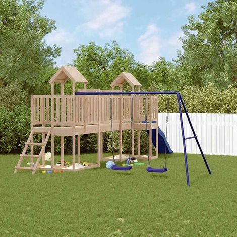 Équipement de jeu extérieur : Tigre en peluche Blanc XXL jeu extérieur enfant, aire de jeu jardin, balançoire enfant , pour jardin, usage domestique , enfant 3-8 ans (1/5)
