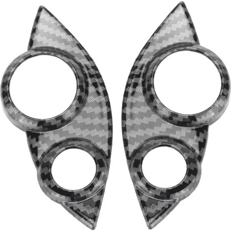 Carbon fiber look steering wheel button covers, replacement for Smart Fortwo/Forfour 453 2015-2021 - AquaForge (1/5)