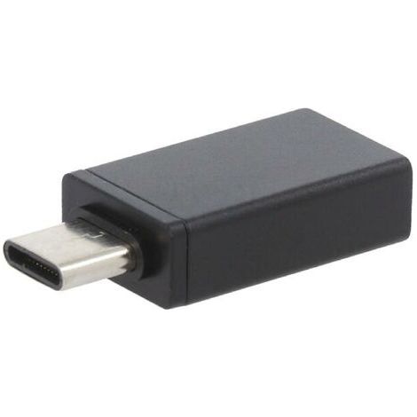 Adaptateur USB 3.0 USB A femelle vers USB C male noir Cablexpert (1/2)