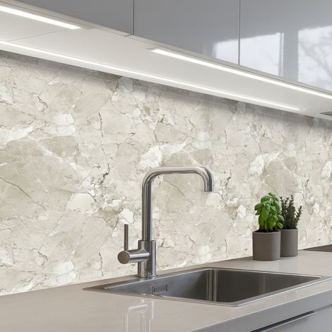 SCHIENALI CUCINA Marmo - Grigio - Venature 200x80 cm (1/5)
