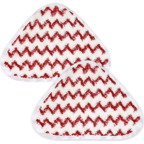 Lot de 4 tampons de rechange en microfibre pour balai vapeur Vileda, compatibles avec Oceder, 10"x10"x12" (1/4)
