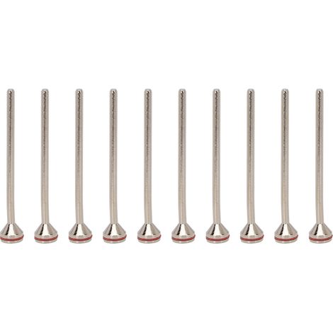 Lot de 10 mandrins dentaires en acier inoxydable, tige de polissage pour pièce à main rotative, outil professionnel pour dentistes (1/5)