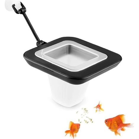 Schwimmender Futterring für Aquarien, Futterspenderring für Fische, geeignet für schwimmende Flocken und Futtermittel