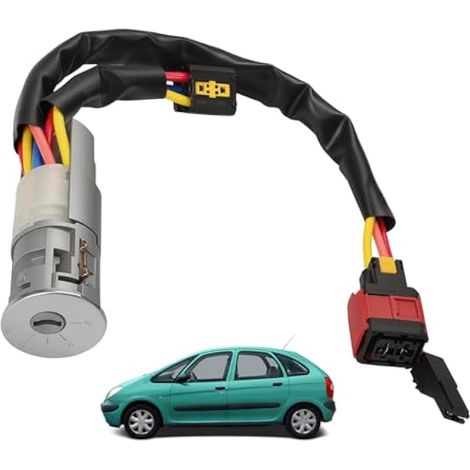 Kit Serrure Neiman pour Xsara Picasso Peugeot 206 406 Citroen, 2 clés, 992712 4162P0 Interrupteur de cylindre d'allumage de la serrure
