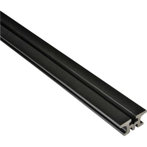 Kovalex Unterkonstruktion WPC 250 x 6 x 3 cm schwarz Terrassenbalkenkage (1/2)