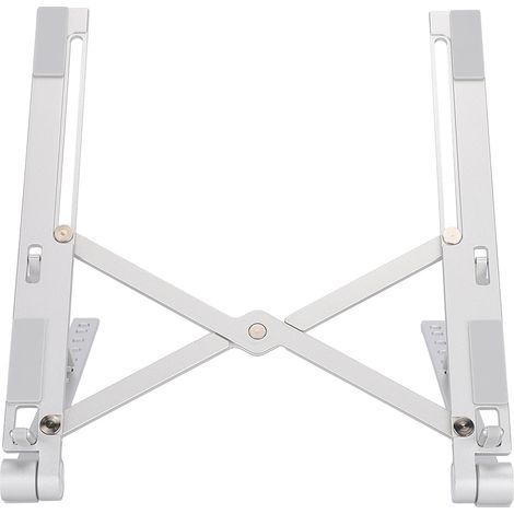 Support de refroidissement pour ordinateur portable RS Z83 en alliage d'aluminium argenté, support de dissipation de chaleur, accessoires de bureau (1/5)