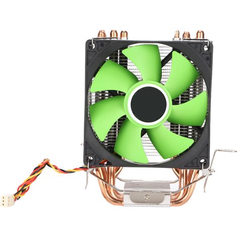 Refroidisseur de processeur à technologie de contact direct, flux d'air précis, faible niveau sonore, excellente dissipation thermique, ventilateur à six tubes pour processeur Celeron. Ventilateur uni